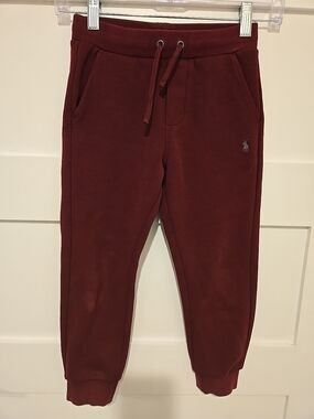 Polo by Ralph Lauren Burgundy Kids Jogger Sweatpants